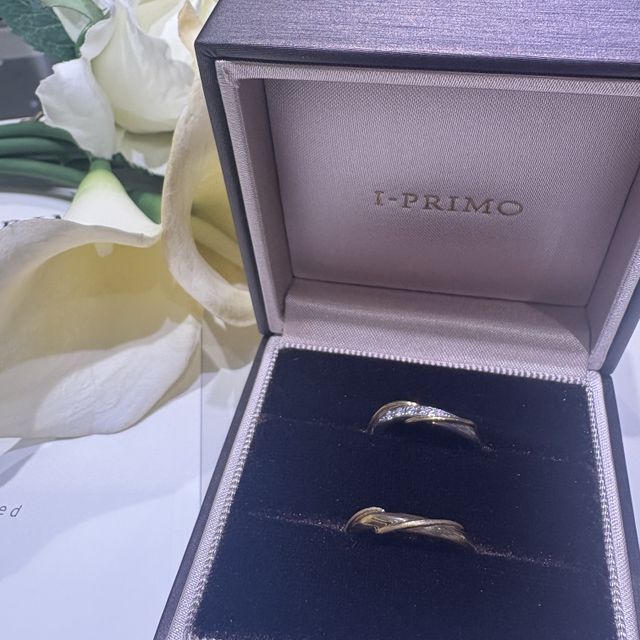 【アイプリモ(I-PRIMO)の口コミ】 他の人と被らないデザインを探していて、かつK18の素材でできる指輪を探し…