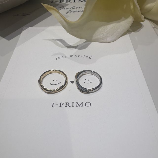 【アイプリモ(I-PRIMO)の口コミ】 他の人と被らないデザインを探していて、かつK18の素材でできる指輪を探し…