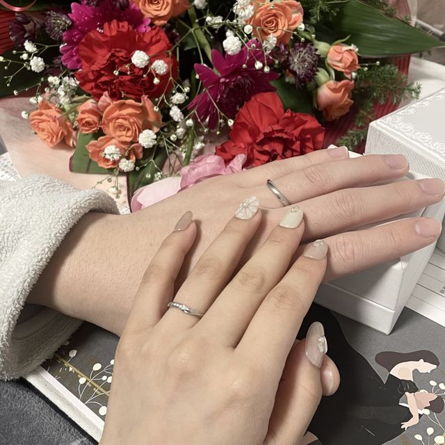 【JEWELRY STUDIO Advance(ジュエリースタジオアドバンス)の口コミ】 デザイン、ダイヤの数、指輪の色全て自由に決められ、手作り体験もできま…