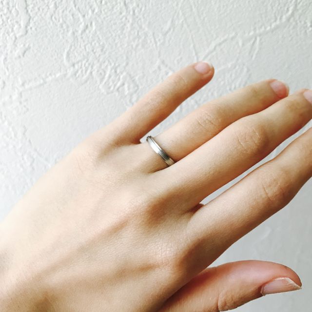 【カルティエ(Cartier)の口コミ】 結婚指輪は家事の邪魔にならないよう、石のついていないとにかくシンプル…