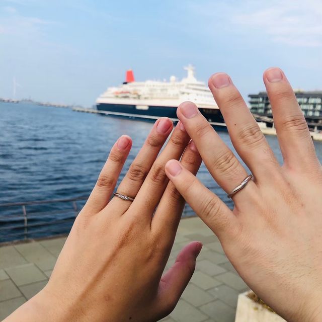 【エクセルコダイヤモンド(EXELCO DIAMOND)の口コミ】 EXELCO DIAMONDの指輪を試着した時、ダイヤの輝きに一目惚れしました！お…