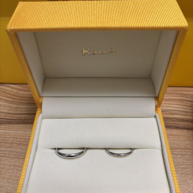 【ケイウノ ブライダル(K.UNO BRIDAL)の口コミ】 日常的につけたかったのでとにかくシンプルなものを希望していました。た…