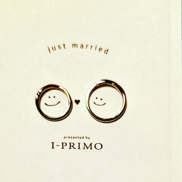 【アイプリモ(I-PRIMO)の口コミ】 アイプリモのオリジナルな感じのデザイン色合いで2人ともすぐ気に入った商…