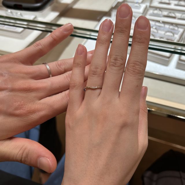 【アイプリモ(I-PRIMO)の口コミ】 自分に似合うデザインの指輪を最初に診断してもらいました。初めて指の診…