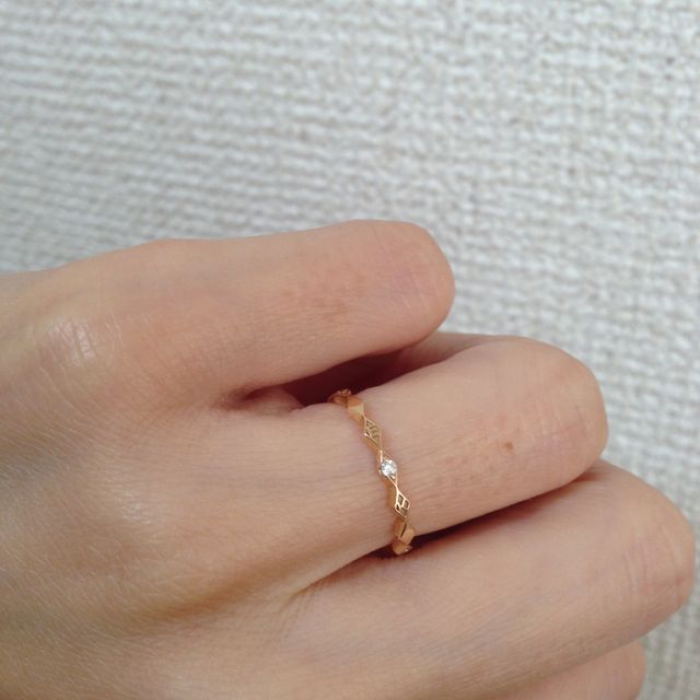 【AHKAH(アーカー)の口コミ】 店員さんの接客が親切丁寧で素晴らしく、リングのバリエーションも豊富で…