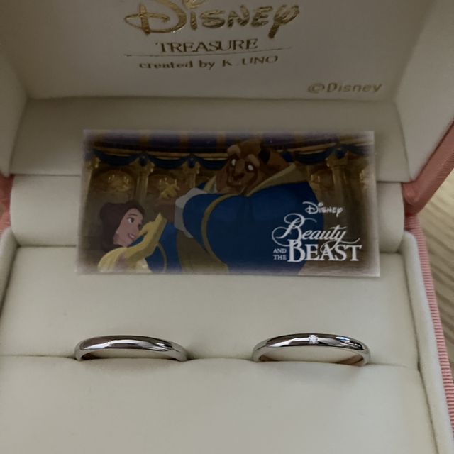 【ケイウノ ブライダル(K.UNO BRIDAL)の口コミ】 ディズニーが好きな人は、色んなキャラクターをイメージした指輪があるの…