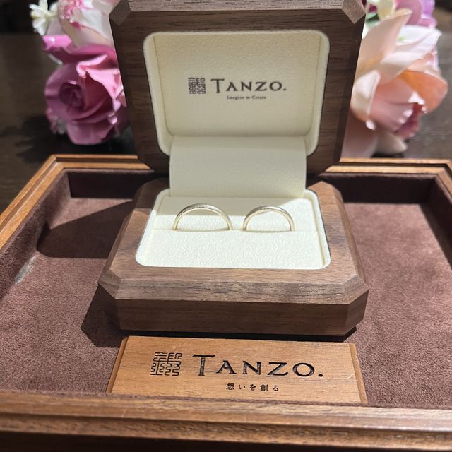 【TANZO.(鍛造指輪)の口コミ】 フルオーダー、セミオーダーと選べるため、自分たちにあった物を作れるの…
