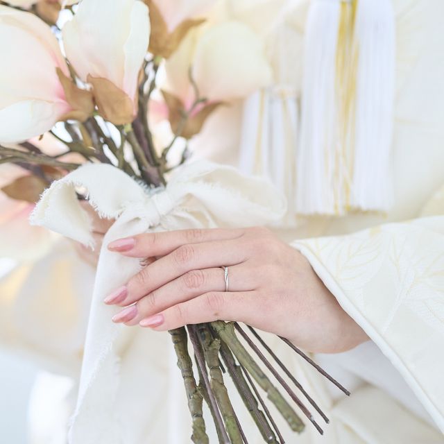 【MAGNOLIA WHITE JEWELRY(マグノリアホワイトジュエリー)の口コミ】 華奢で目立ちすぎず、上品なデザインに重視して選びました。私は指の関節…