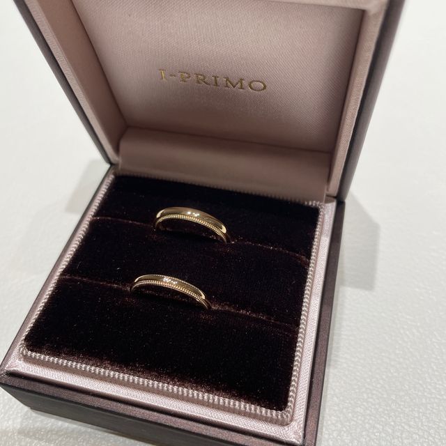 【アイプリモ(I-PRIMO)の口コミ】 シンプルよりも少しオシャレで高級感が欲しくてミル打ちのデザインを探し…