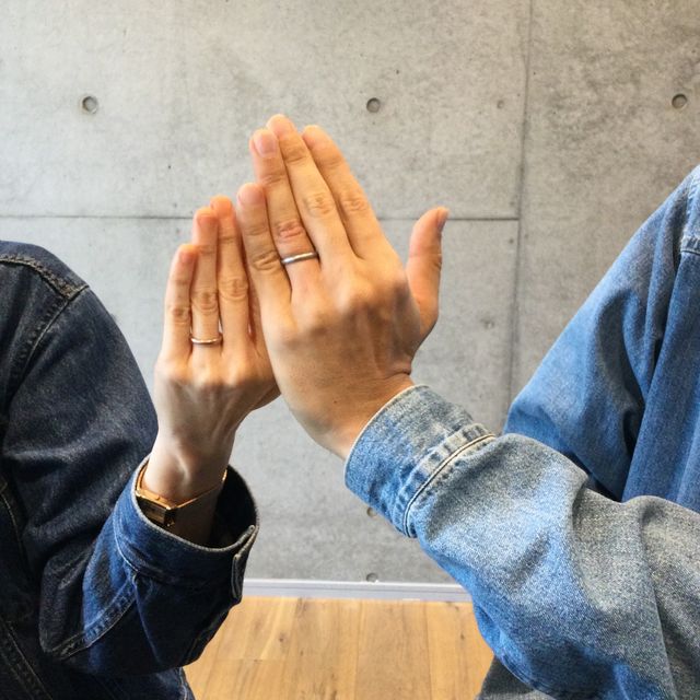 【鎌倉彫金工房の口コミ】 2人で素材デザインを選んで、お互いのものを作成し合ったのでなにより、愛…