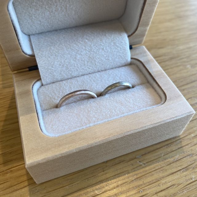 【uchimari(ウチマリ)の口コミ】 指輪の素材、形、大きさをオリジナルで選べる為、見た目、着け心地が自分…