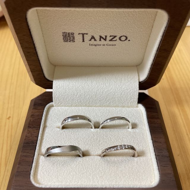 【TANZO.(鍛造指輪)の口コミ】 若いひとが似合う指輪は他のブランドにもありましたが歳を重ねた私たちに…