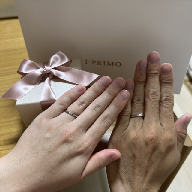 【アイプリモ(I-PRIMO)の口コミ】 お互いのこだわりとして、鍛造作りでシンプルなものが良いという前提で指…