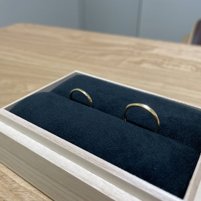 【出雲結(いずもゆい)の口コミ】 セミオーダーで、素材•加工•刻印が色々選べて、好きな組み合わ…