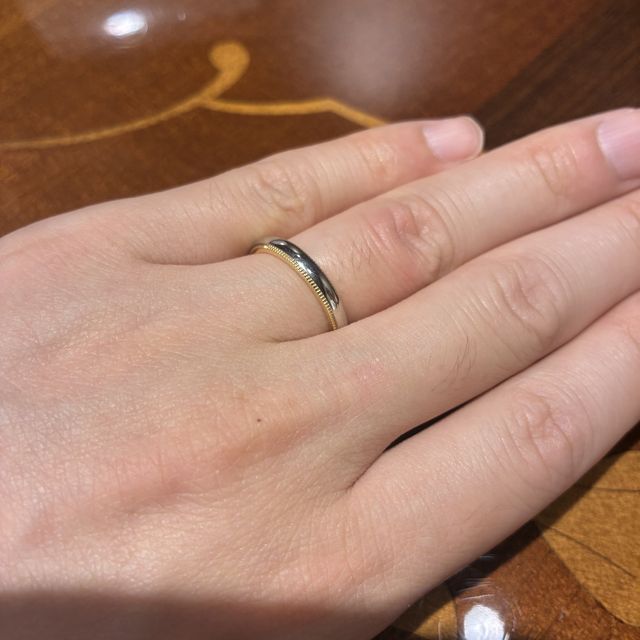 【TANZO.(鍛造指輪)の口コミ】 長いこと着用すると思うので、飽きの来ないシンプルなデザインにしました…