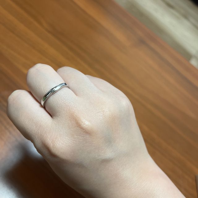 【アイプリモ(I-PRIMO)の口コミ】 女性のデザインはもちろんですが、男性の結婚指輪のデザインが素敵だった…