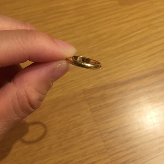 【カルティエ(Cartier)の口コミ】 結婚前から結婚指輪はカルティエで！と憧れていたので、婚約と同時にカル…