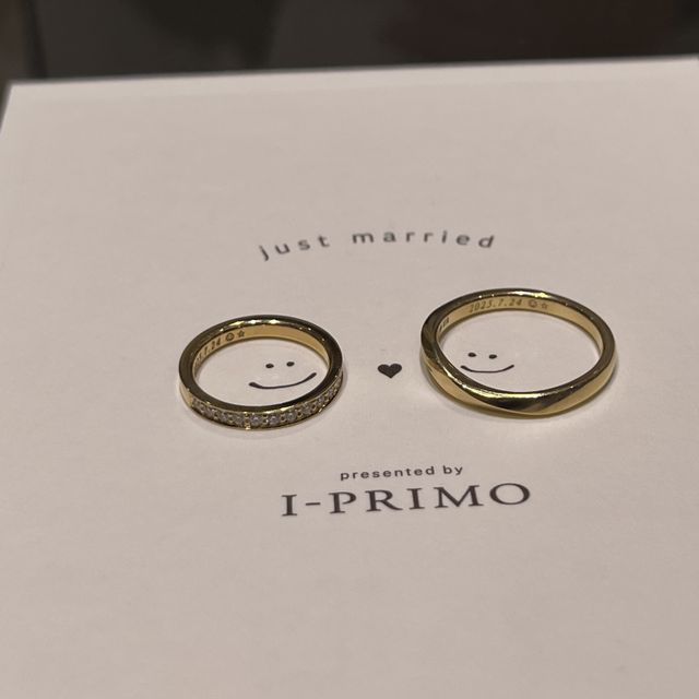 【アイプリモ(I-PRIMO)の口コミ】 ゴールドでハーフエタニティーのリングを探していたので、
ピッタリのもの…