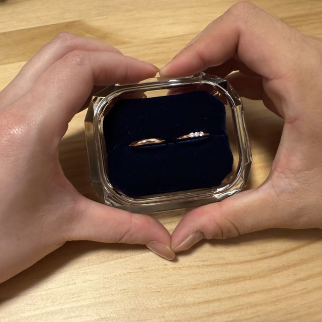 【ヴァンドーム青山(VENDOME AOYAMA)の口コミ】 私のこだわりポイントでもあった３つのダイヤが連なっている(ダイヤの間隔…