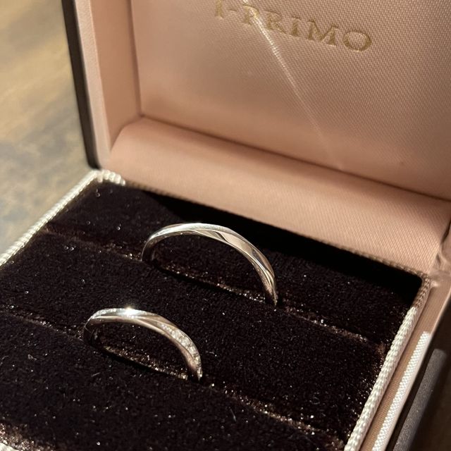 【アイプリモ(I-PRIMO)の口コミ】 ウェーブタイプの指輪で、夫婦共に指が短め・水かき部分が深めなのですが…