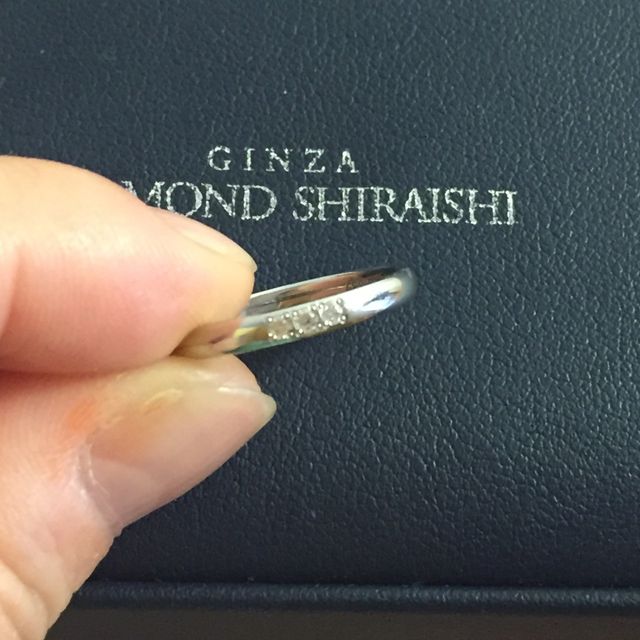 【銀座ダイヤモンドシライシの口コミ】 もともとは指輪を普段つけているのが気になってしまうので、外している事…