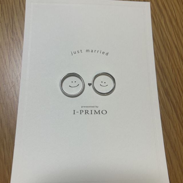 【アイプリモ(I-PRIMO)の口コミ】 シンプルなデザインを夫婦ともに気に入り、2人で同じデザインにすることが…