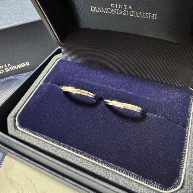 【銀座ダイヤモンドシライシの口コミ】 付け心地が良くて、ストレートよりもデザイン性があり華やかさのあるとこ…