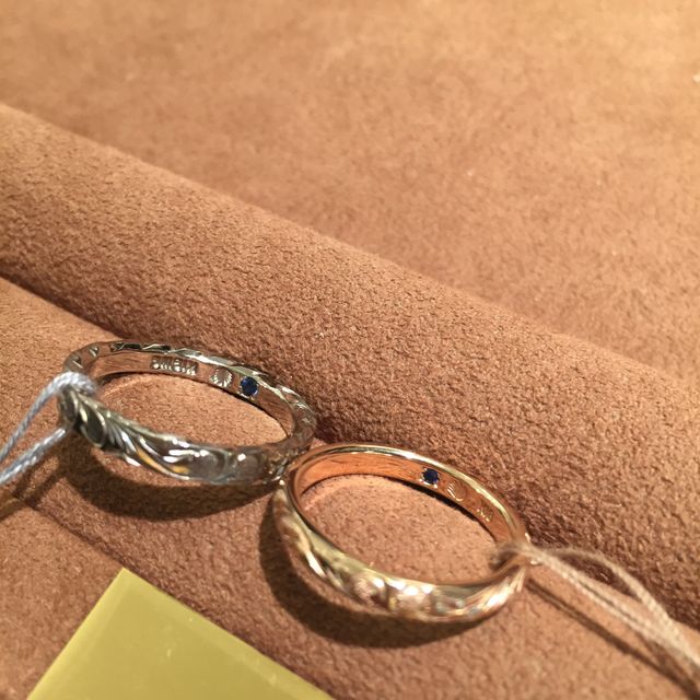 【Makana(マカナ)の口コミ】 一つ一つ職人さんの手彫りなので、世界に一つだけという魅力溢れるリング…