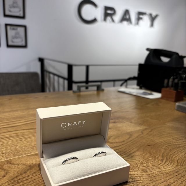【CRAFY(クラフィ)の口コミ】 シンプルなデザインのリングが欲しいと思っていたのですが、同時に手作り…