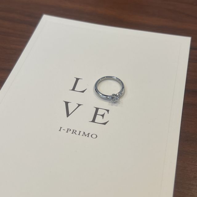 【アイプリモ(I-PRIMO)の口コミ】 ユリシーズは結婚指輪と婚約指輪を重ね付けした時の流れるようなラインが…