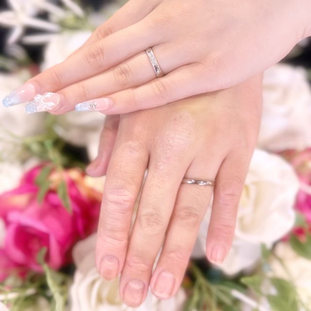 【TANZO.(鍛造指輪)の口コミ】 フルオーダーなので形、色味、石の種類や数などなどわたしの理想を詰め込…