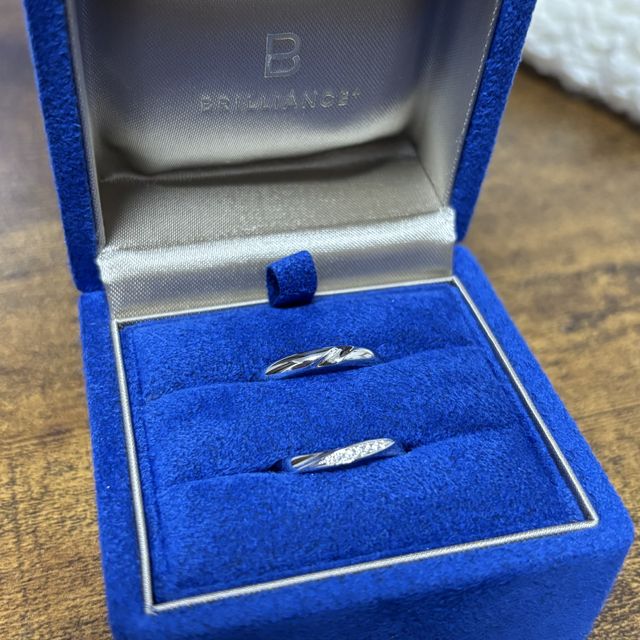【BRILLIANCE+(ブリリアンスプラス)の口コミ】 シンプルで流行り廃りがないので、ずっとつけていられるデザイン。
ダイヤ…