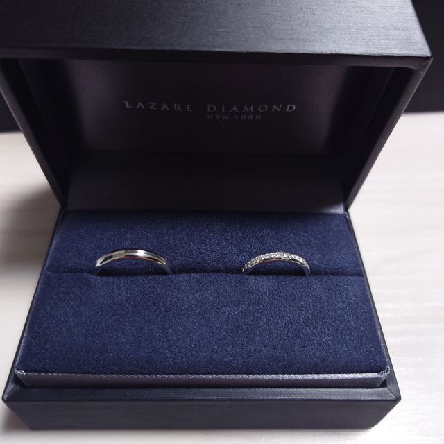 【ラザール ダイヤモンド(LAZARE DIAMOND)の口コミ】 お互いに気に入ったデザインのものを選びたく、様々な種類のものを提案し…