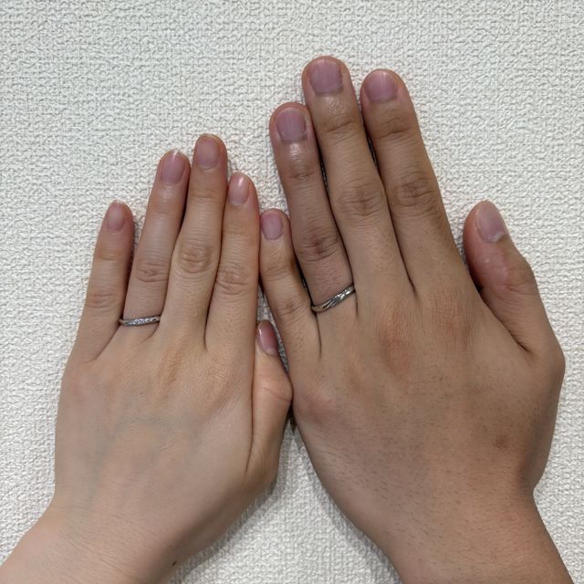 【アイプリモ(I-PRIMO)の口コミ】 パーソナルハンド診断をしてもらい、自分の指に合う、緩やかなウェーブで…