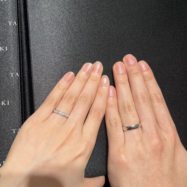 【TASAKI(タサキ)の口コミ】 とにかくキラキラしていて、かつ上品でハーフエタニティのものを探してい…