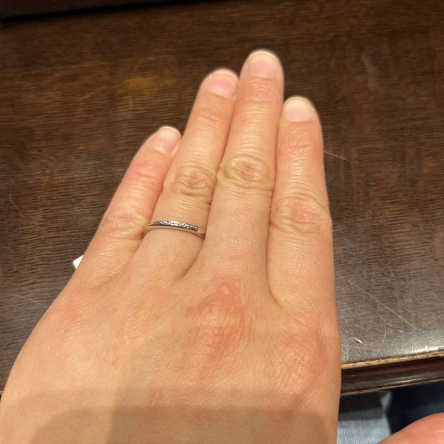 【ケイウノ ブライダル(K.UNO BRIDAL)の口コミ】 デザインとオーダーが細かくでき、2人の想いなどがデザインにできてそれが…