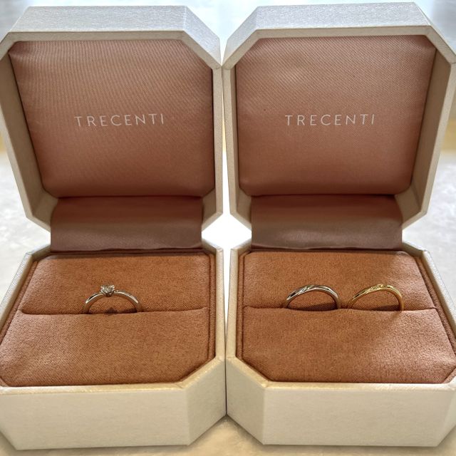 【TRECENTI(トレセンテ)の口コミ】 角が取られているため付け心地がよく、指を動かしてもぶつかったりせず、…