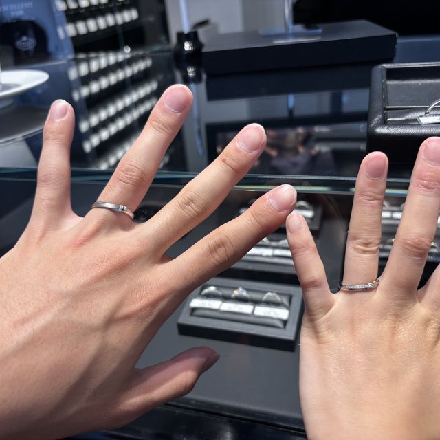 【エクセルコダイヤモンド(EXELCO DIAMOND)の口コミ】 いろいろなお店に行きましたが、エクセルコダイヤモンドさんの指輪が一番…