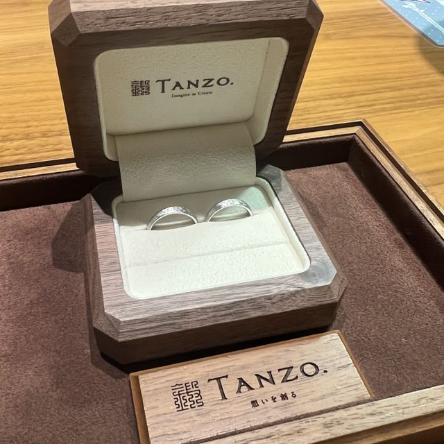 【TANZO.(鍛造指輪)の口コミ】 オーダーメイドの結婚指輪を作っていただきました。イメージが具体化でき…