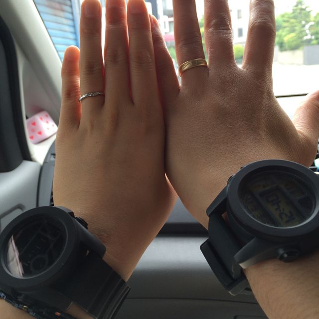 【4℃ BRIDAL(ヨンドシーブライダル)の口コミ】 どんなものがいいか全くイメージもしていない中、店舗に行き、目が留まっ…