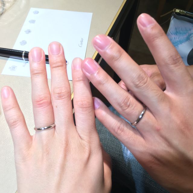 【カルティエ(Cartier)の口コミ】 いつ見に行っても指輪はキラキラしています。光の反射が美しく、どの角度…