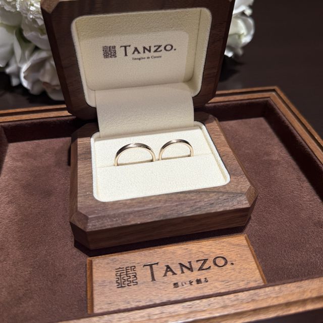 【TANZO.(鍛造指輪)の口コミ】 指輪のデザインや素材はオリジナルで決めました。細かいところまでこだわ…