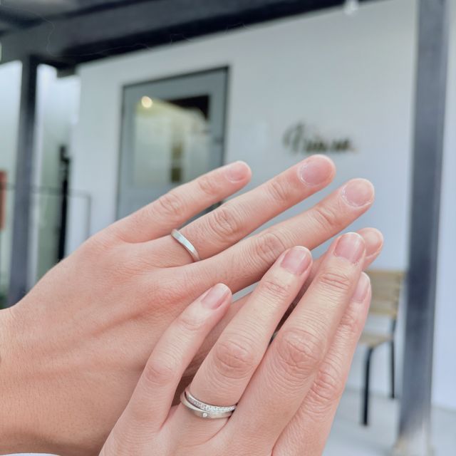 【atelier Kiona(アトリエキオナ)の口コミ】 シンプルでカジュアルさがありつつ、上品な仕上がりにしていただきました…