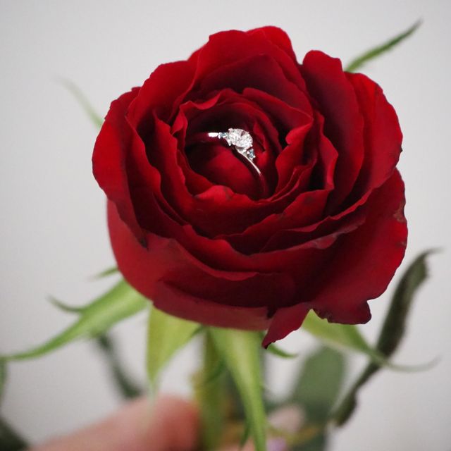 【JKPLANET(JKプラネット)の口コミ】 大きいダイヤの横に小さなダイヤが並んで付いていて、動くたびキラキラ煌…