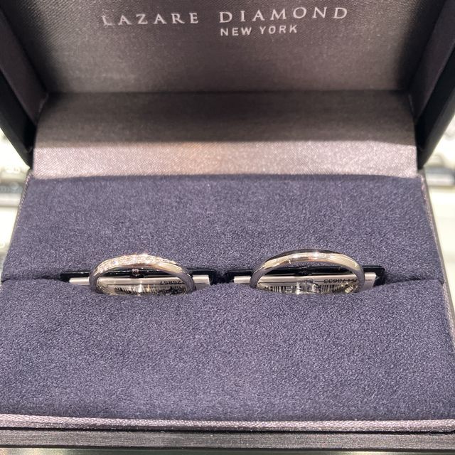 【ラザール ダイヤモンド(LAZARE DIAMOND)の口コミ】 結婚指輪として職場でつけていても、目立ちすぎず、ダイヤが入っていない…