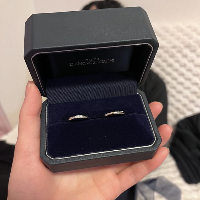 【銀座ダイヤモンドシライシの口コミ】 ザ・シンプルで、上品なデザインが好きな方には本当におすすめです！私は…