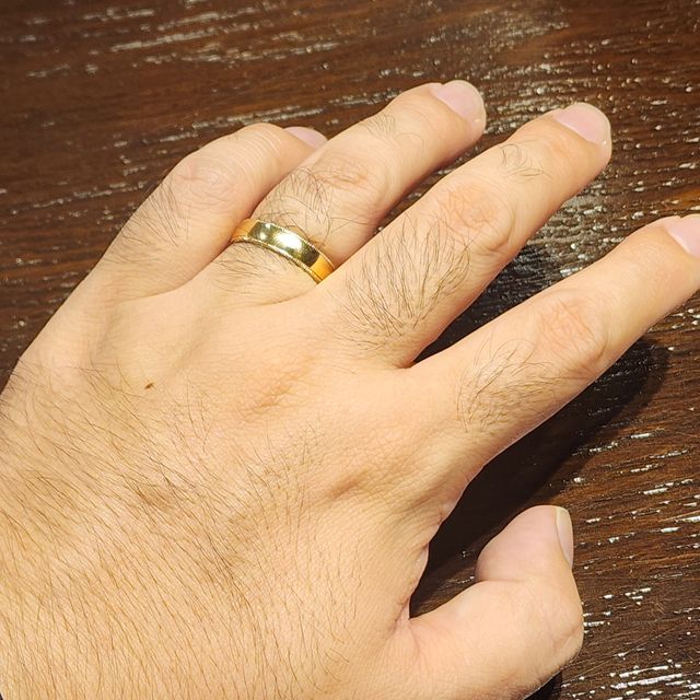 【TANZO.(鍛造指輪)の口コミ】 鍛造製法なので強度があります。デザインはシンプルなものになりますが、…