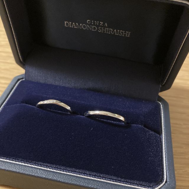 【銀座ダイヤモンドシライシの口コミ】 国内ブランドだけあって試着した際、他の店舗と比べると全然着け心地が良…