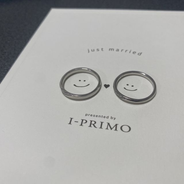 【アイプリモ(I-PRIMO)の口コミ】 着け心地が良い。手を握っても、指輪の違和感を感じない。ダイヤモンドが…