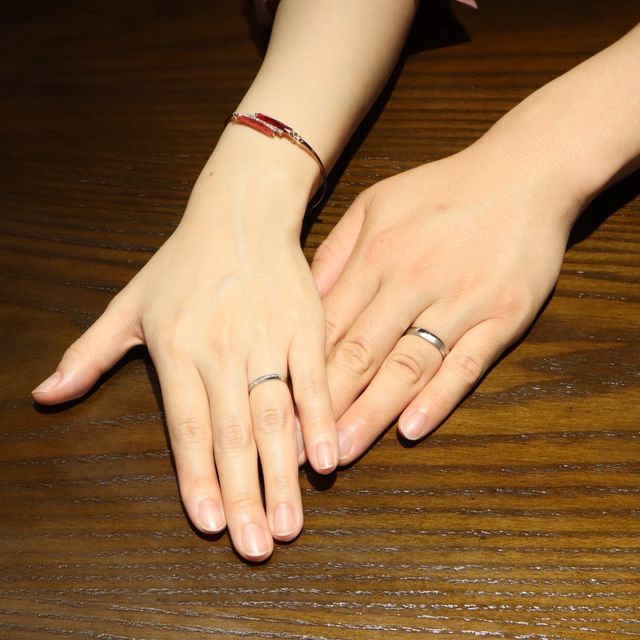 【LEGAN(レガン)の口コミ】 推しカラーを指輪にいれたいと思っていたらピンクダイヤモンドがあると雑…